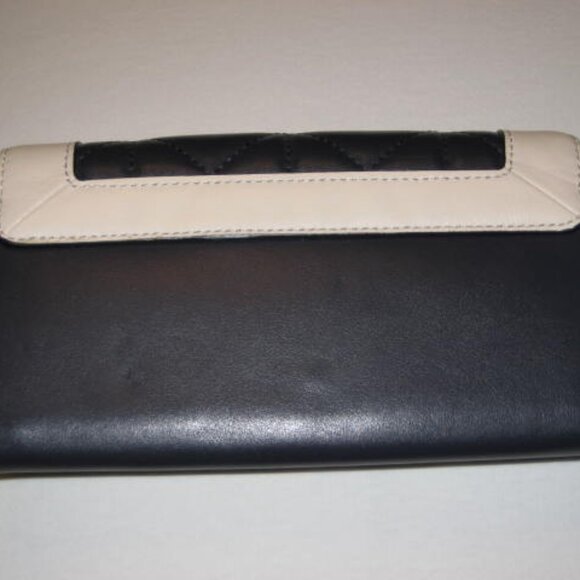 NWT Coach F53910 Envelope Wallet Navy Blue Quilted Leather $295 Imperfect As Is - Picture 8 of 13